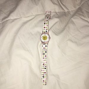 Swatch polka dot watch